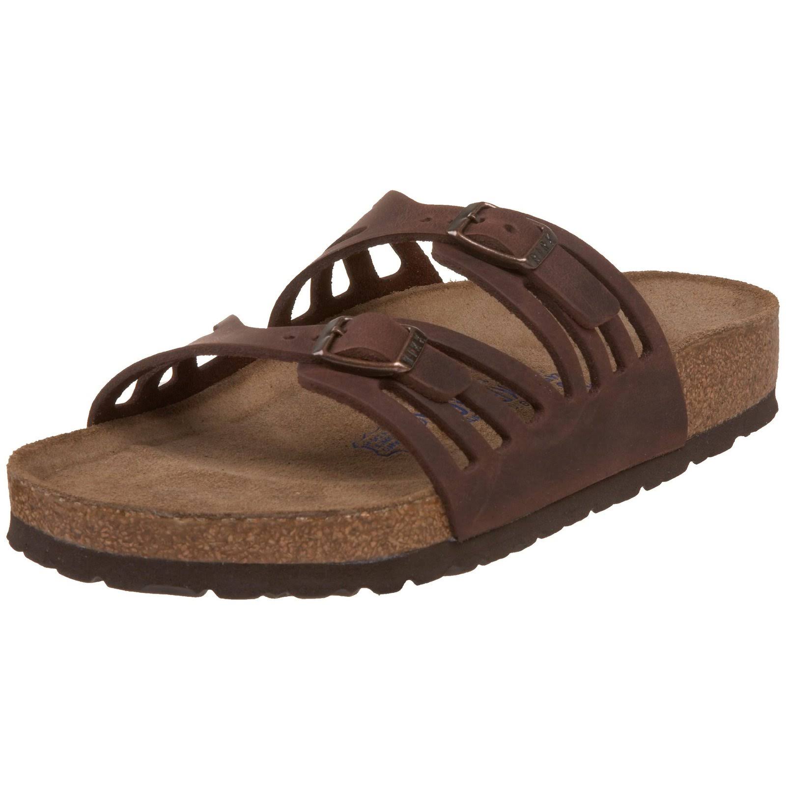 Birkenstock Women's Granada Soft Footbed (40 Habana Oiled Leather)