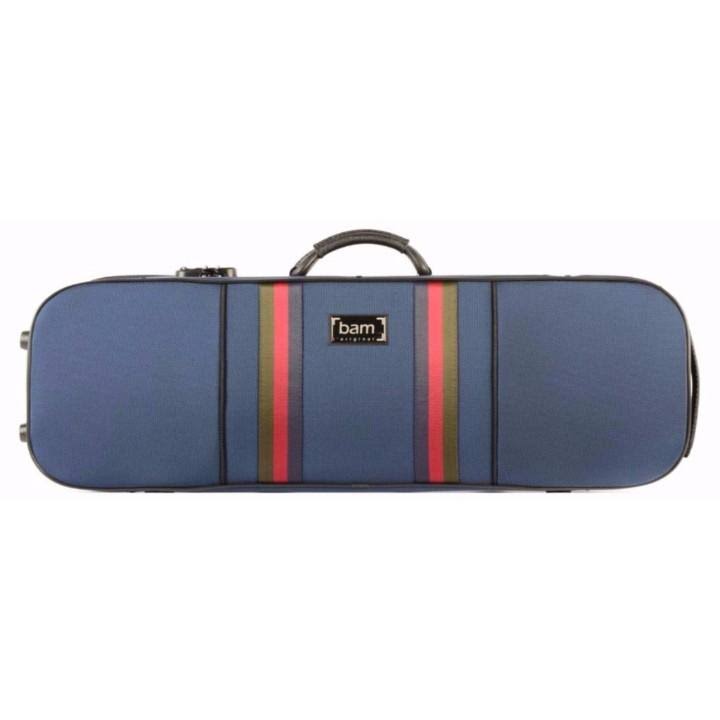 BAM St. Germain Blue Oblong Violin Case