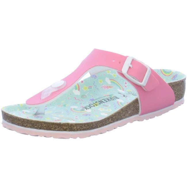 Birkenstock Gizeh Kids BF Candy Pastel Pink Sandals Thongs Flip Flops Narrow Pink / EU 39 / Narrow