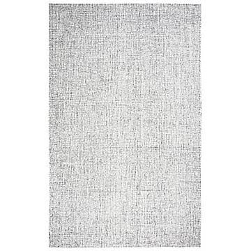 Kerley Hand-Tufted Wool Gray Area Rug Rug Size: Round 8&