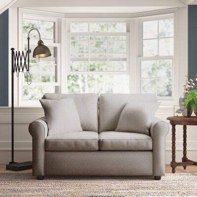 Wolsingham Cotton 60x22 Rolled Arm Loveseat Body Fabric: Turbo Iron