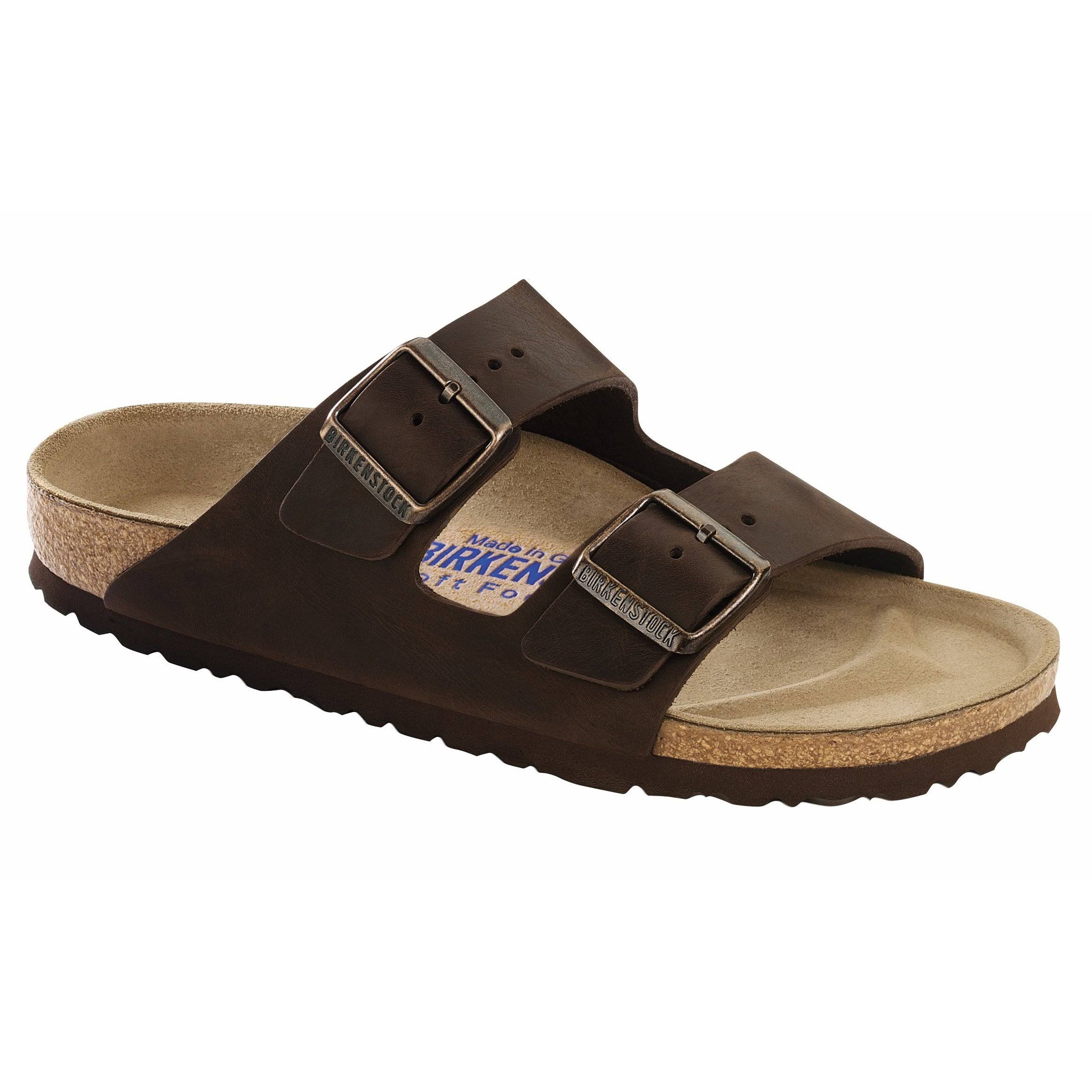 Birkenstock Arizona Soft Footbed Sandal - 43 - Habana Oiled Leather