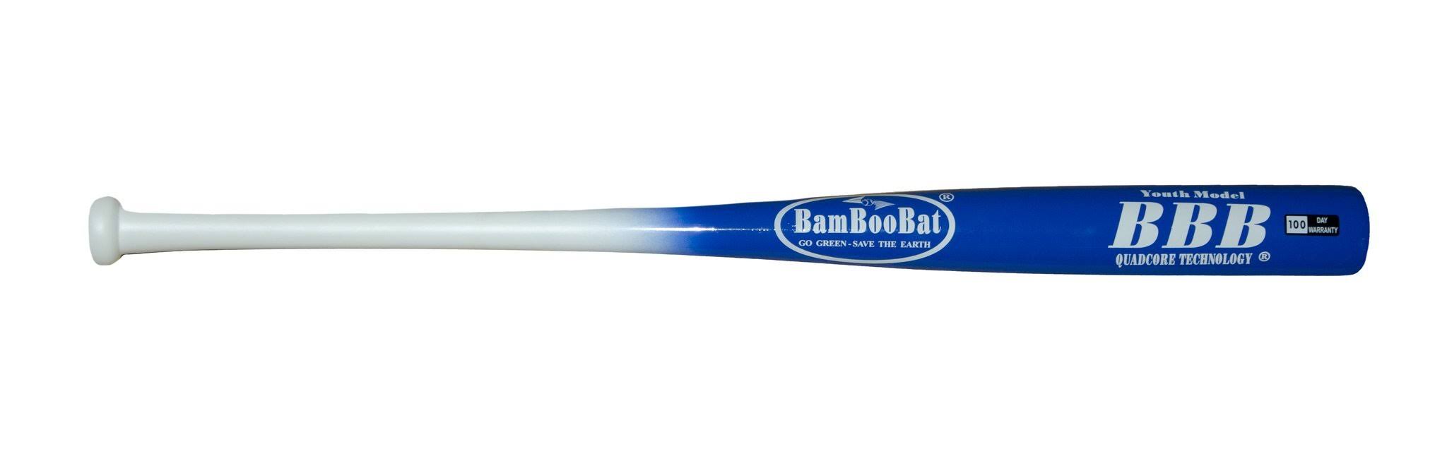 BamBooBat Youth Model- 100 Day Warranty (5 Colors) Royal Blue/White / 28x22