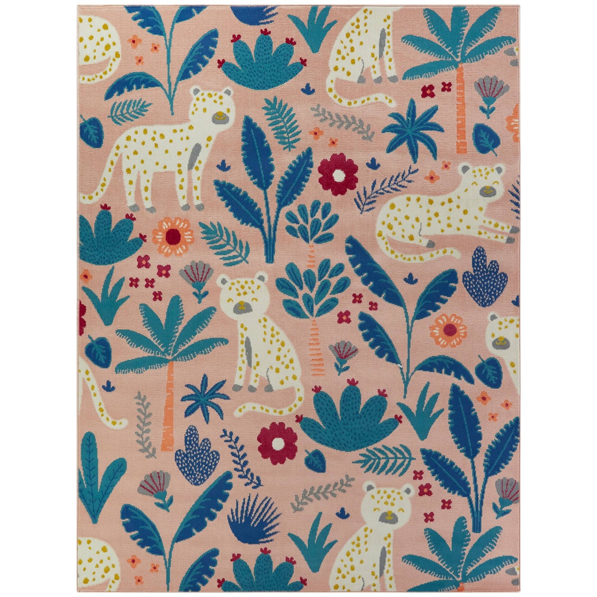 Balta Serengeti Multicolor 5 ft. x 7 ft. Kids Area Rug
