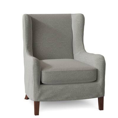Birch Lane Adamstown 33x22 Wide Wingback Chair Body Fabric: Vault Spa