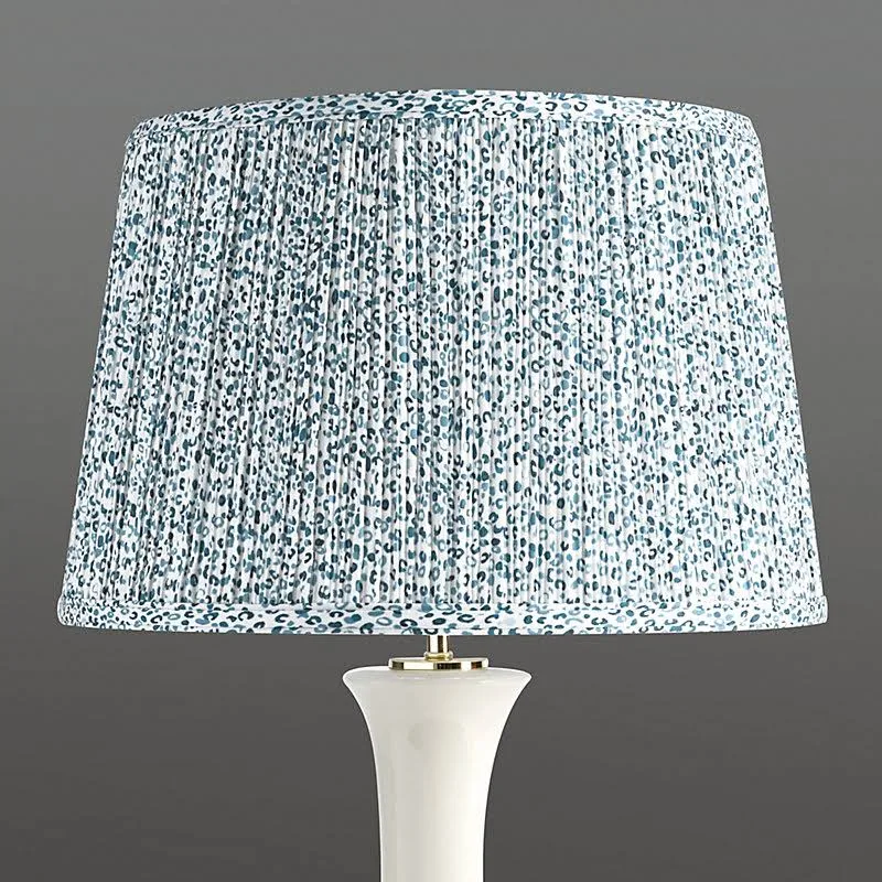 Limited Edition Lynx Pleated Lamp Shade Teal 16x22 - Ballard Designs