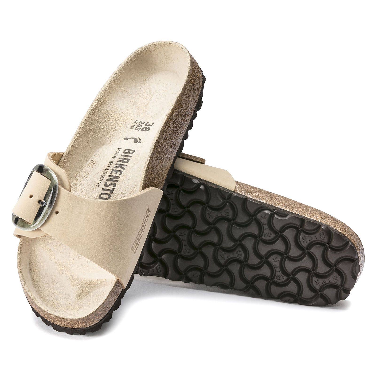 Birkenstock Madrid Big Buckle Almond Nubuck / 38 / Narrow
