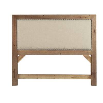 Lockridge Upholstered Solid Wood Panel Headboard Birch Lane Size: Queen, Color: Distressed Pine