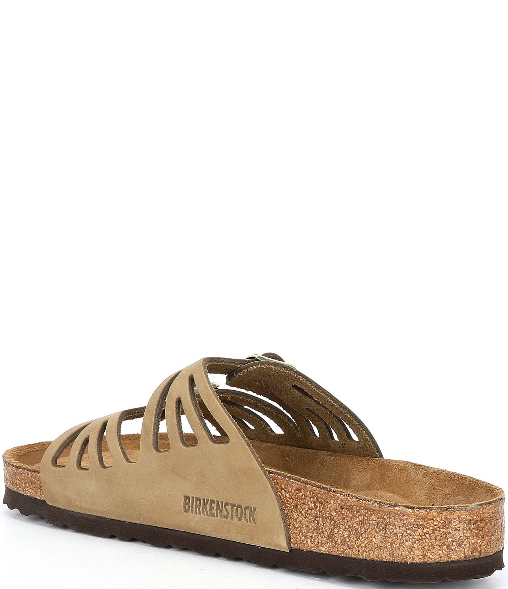 Birkenstock Women's Granada Soft Footbed Nubuck Suede Sandals - 11M