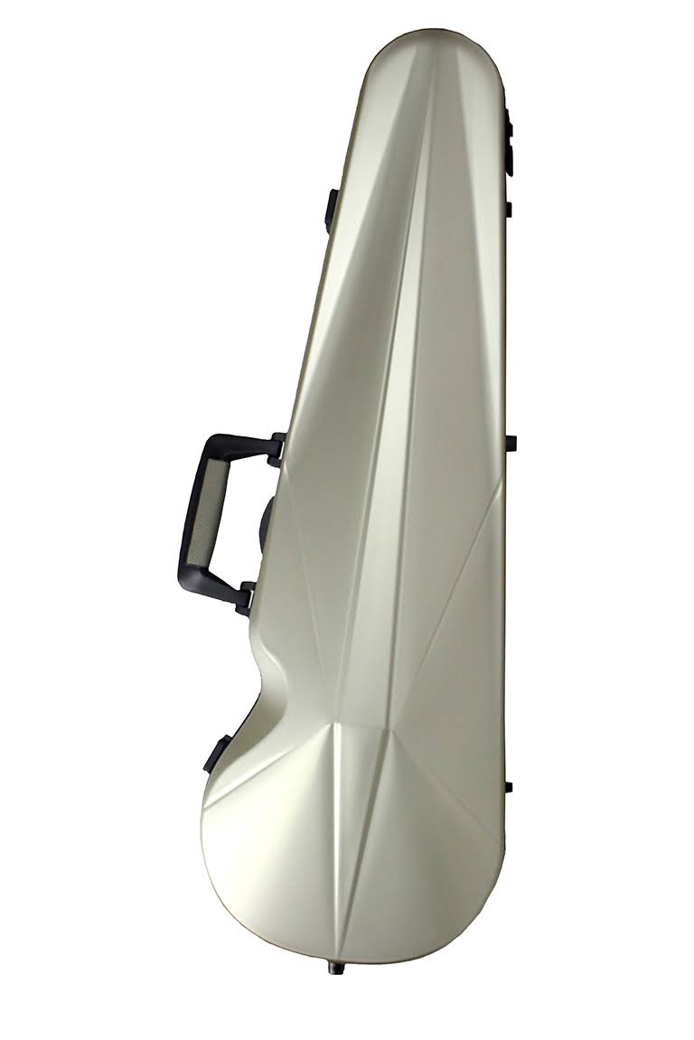 BAM OP2002XL Supreme L&opera Hightech Polycarbonate Contoured Violin Case Champagne-Silver