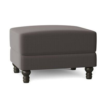 Birch Lane Montgomery 31x22 Rectangle Standard Ottoman Body Fabric: Oakley Graphite