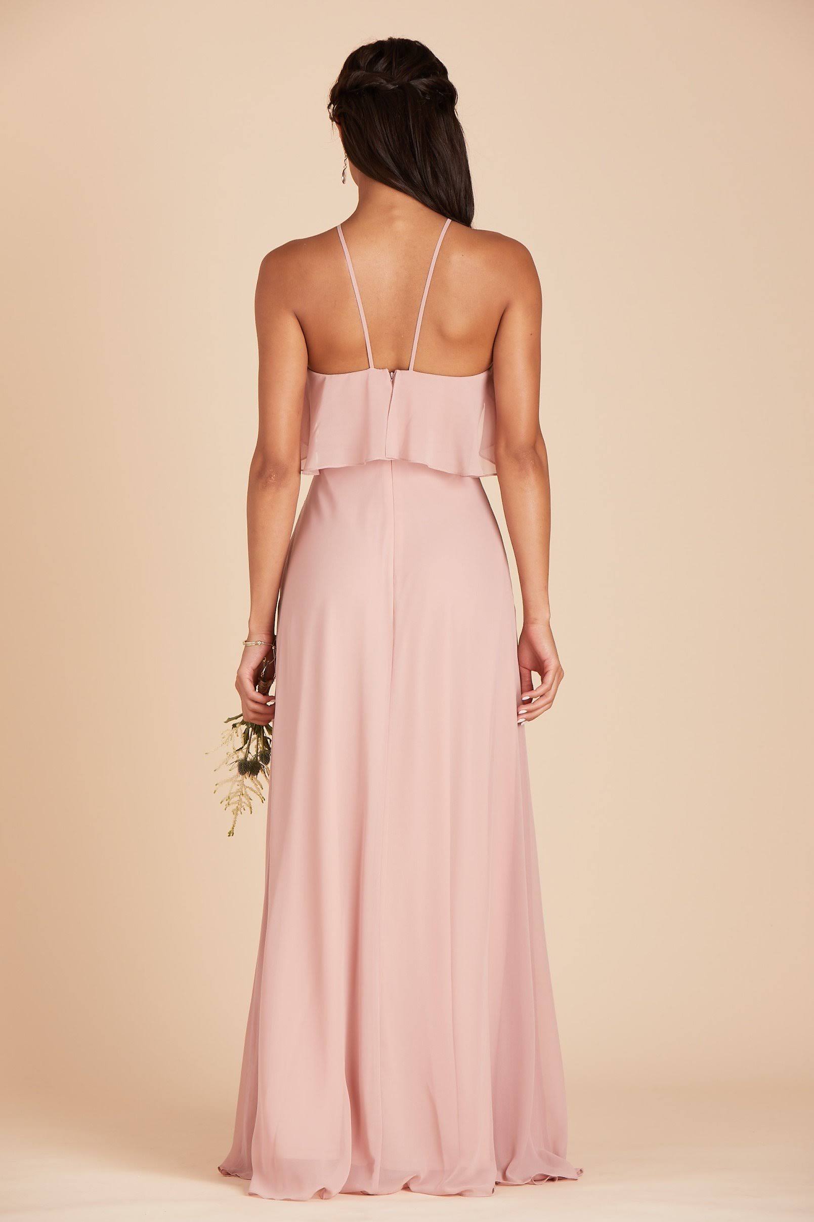 Jules Chiffon Bridesmaid Dress in Dusty Rose XXL / Dusty Rose