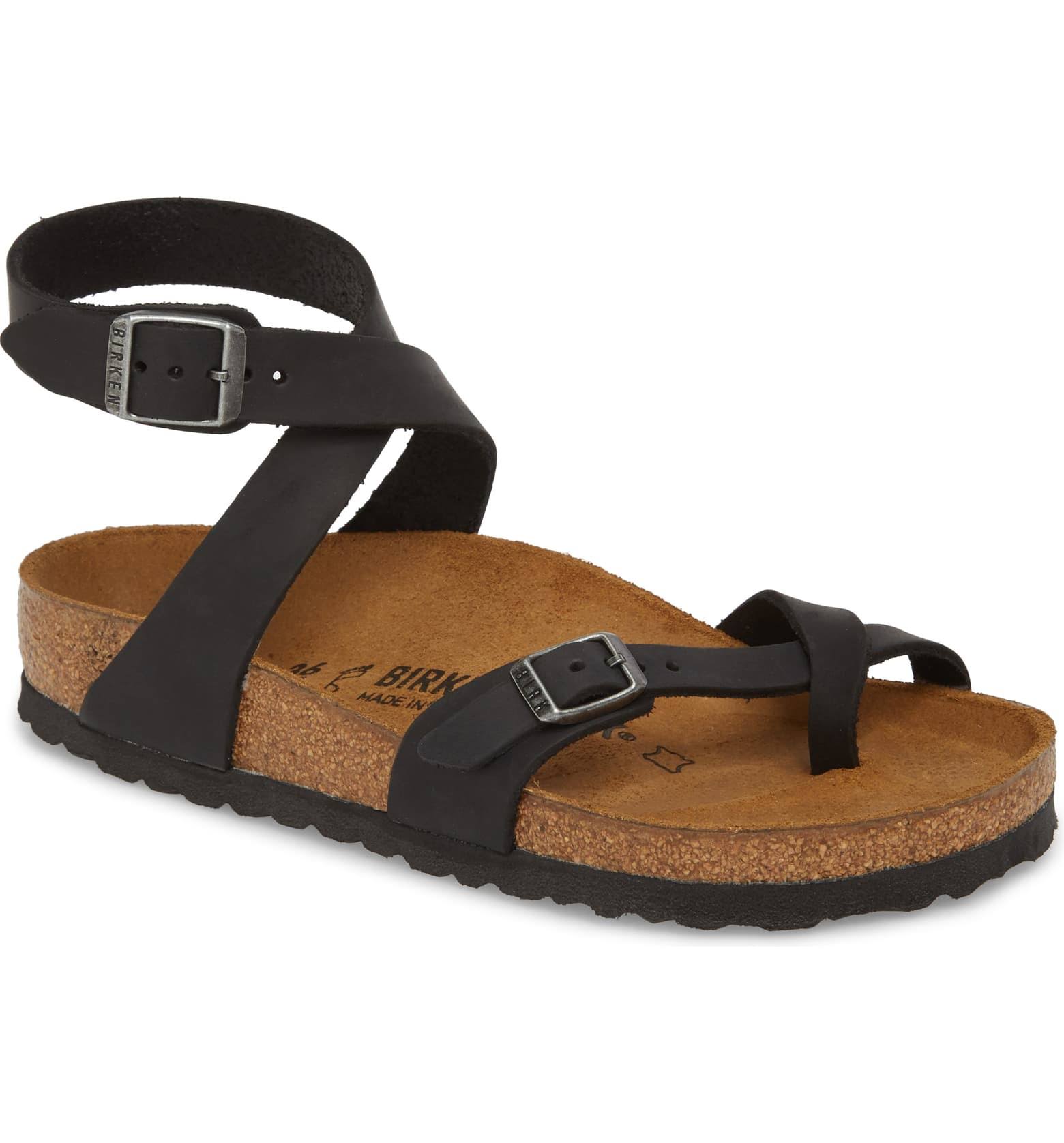 Birkenstock Women's Yara Oiled Leather Black