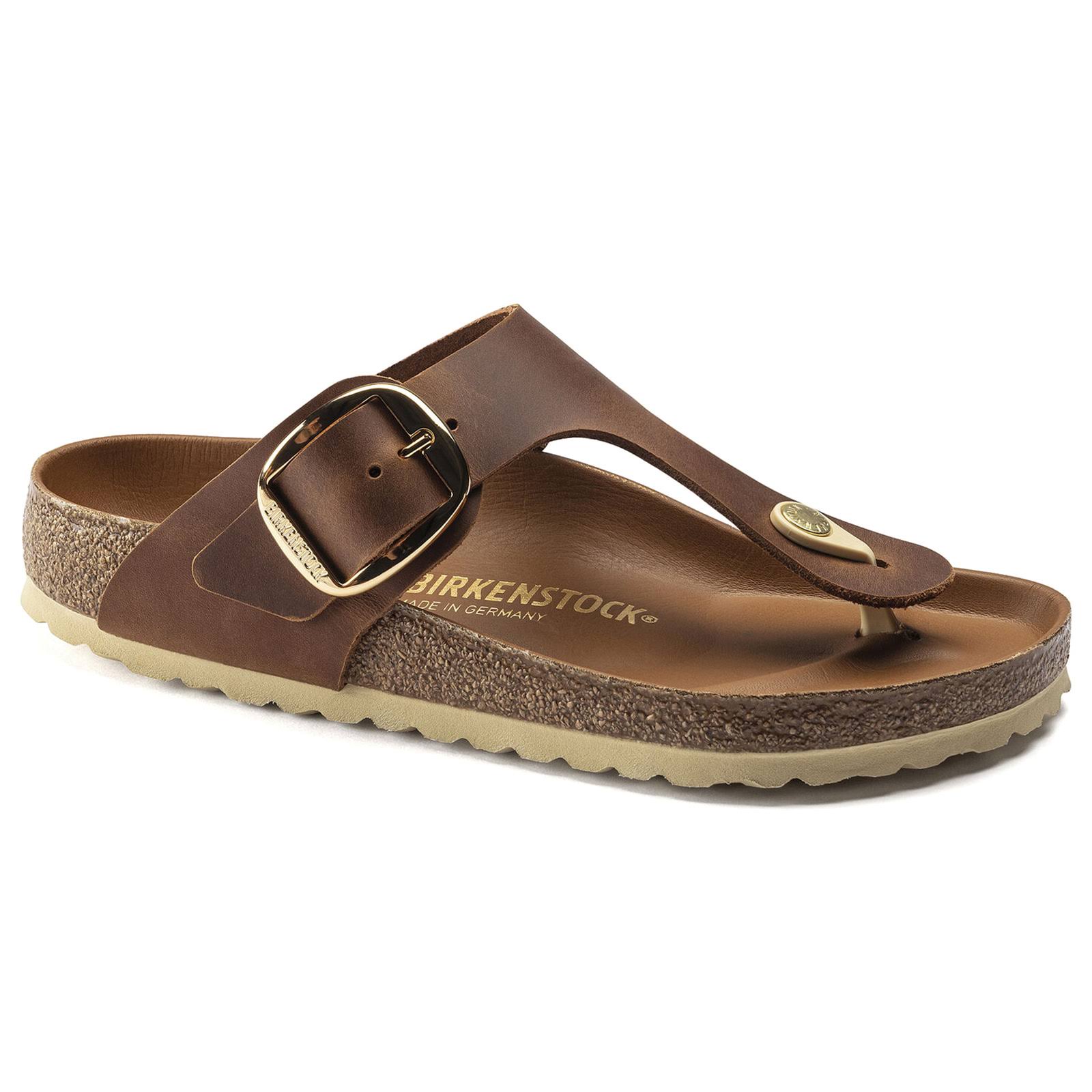 Birkenstock Gizeh - Big Buckle Cognac