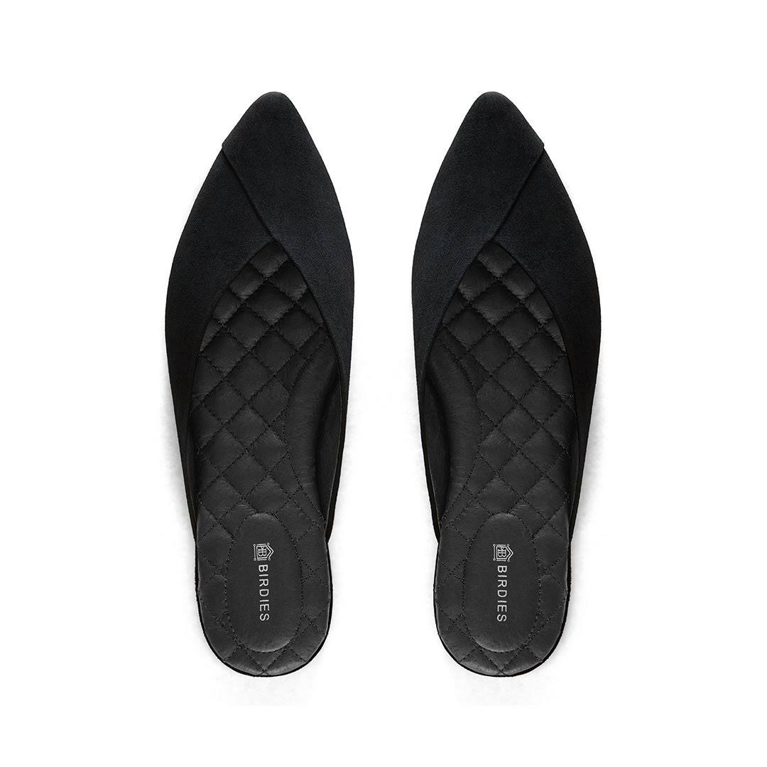 Birdies Swan Flat, Size 8.5 in Black at Nordstrom