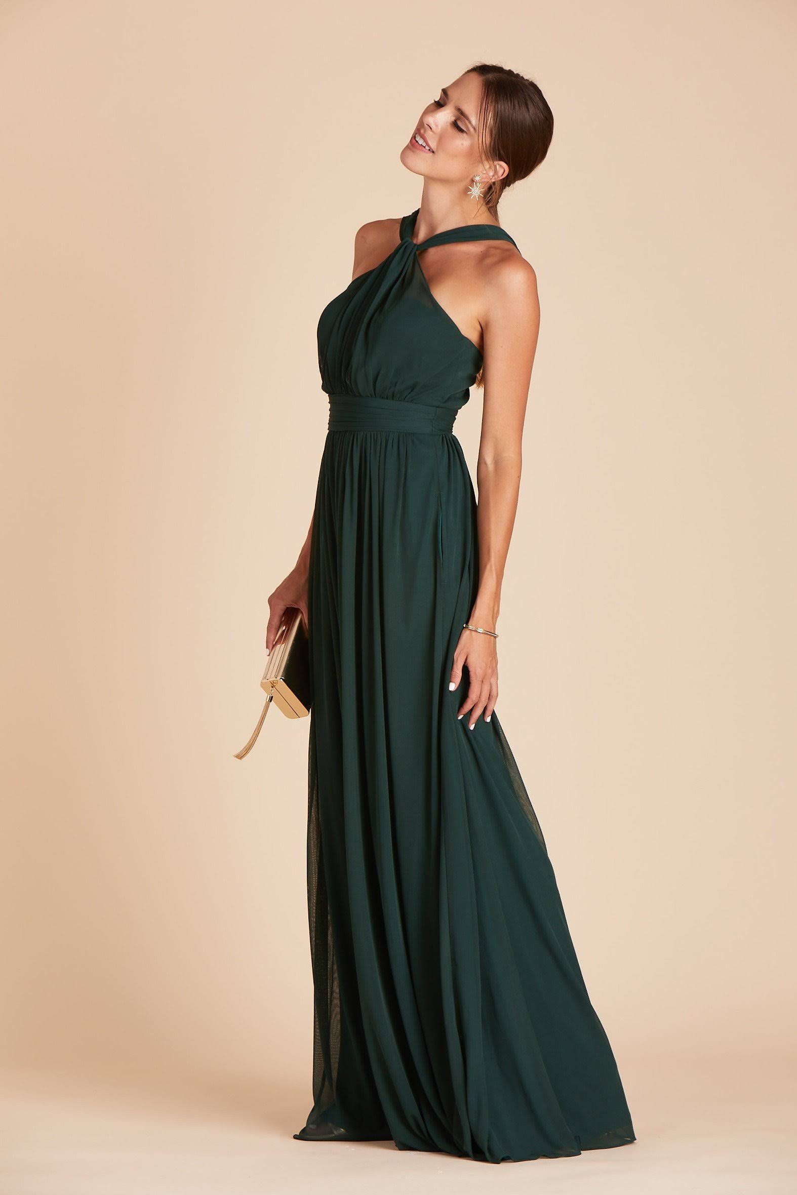 Birdy Grey Kiko Bridesmaid Dress in Emerald XXL / Emerald