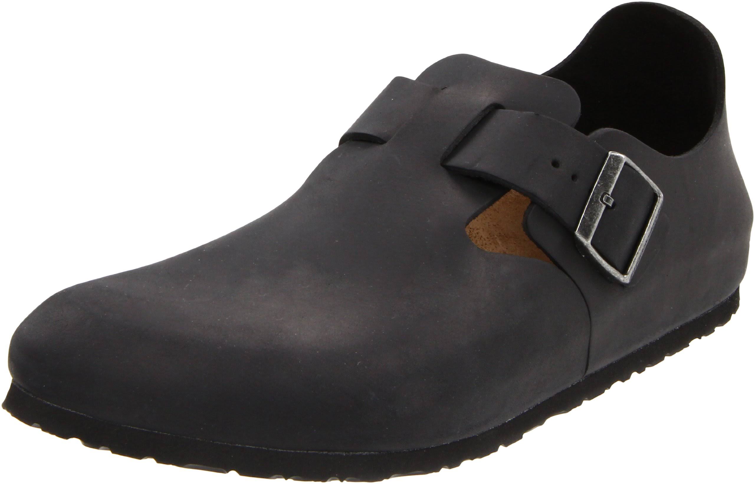 Birkenstock Women's London Oiled Leather, Size: 46 R, Black