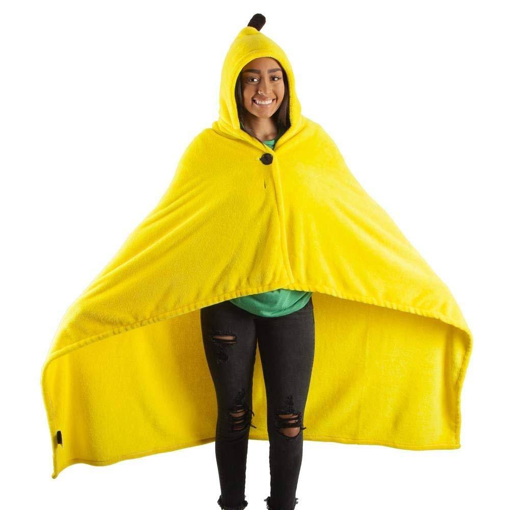 Bananya Blanket Hooded Banana Fleece Throw New bz6gyhcru