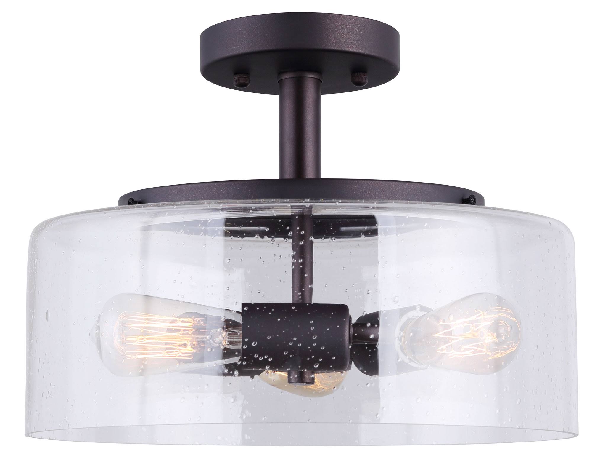 Gracie Oaks Mccary 3-Light Semi Flush Mount