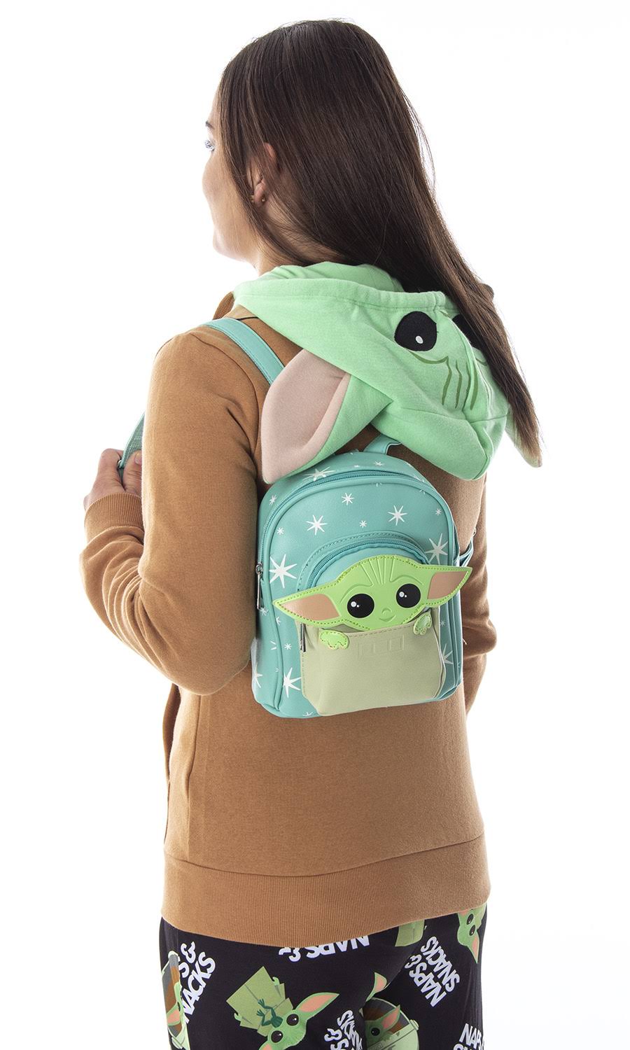 Bioworld Star Wars The Mandalorian Baby Yoda The Child Micro Mini Backpack Shoulder Bag, Infant Unisex, Size: One size, Green