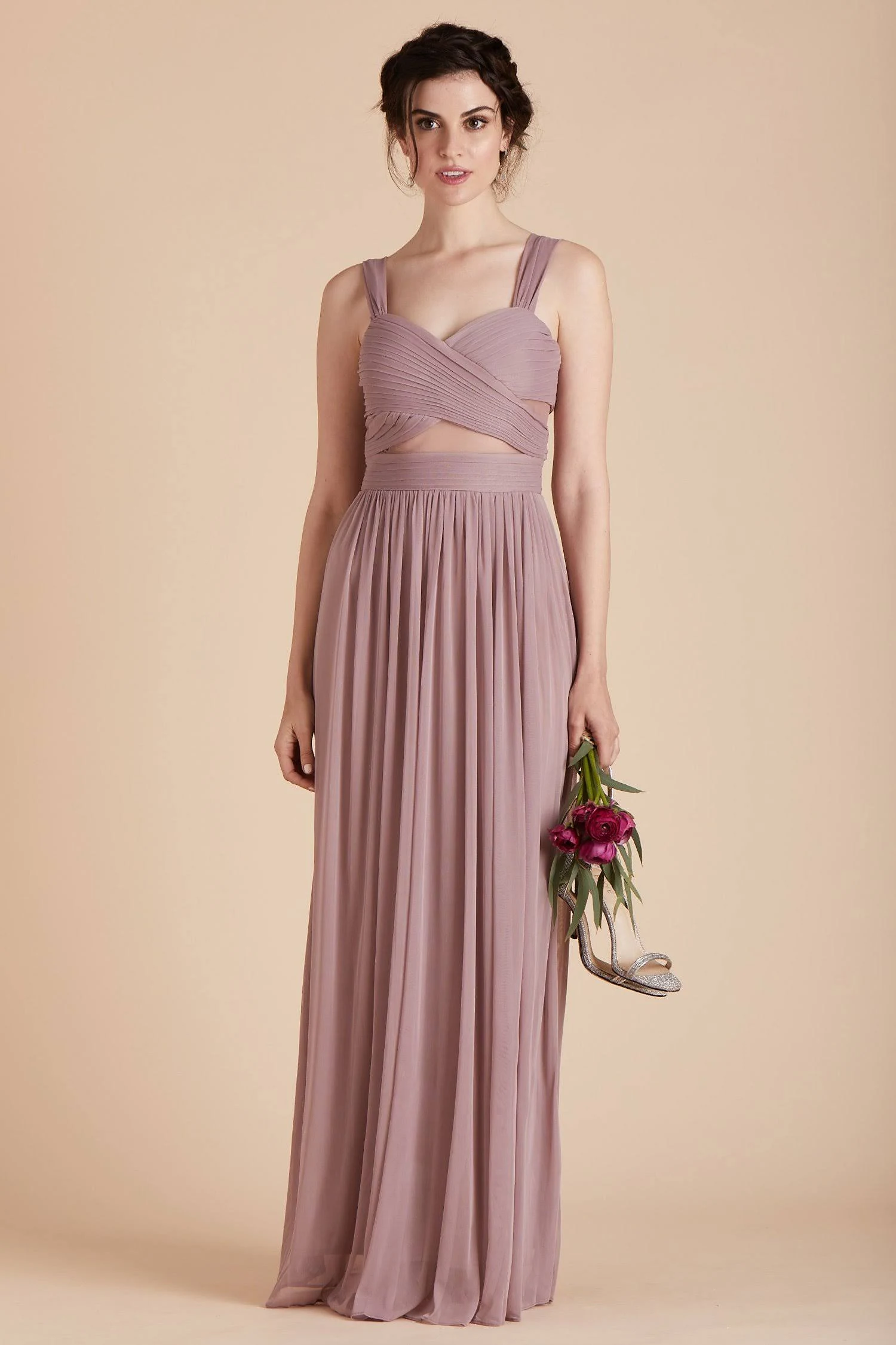 Birdy Grey Elsye Bridesmaid Dress in Mauve XL / Mauve