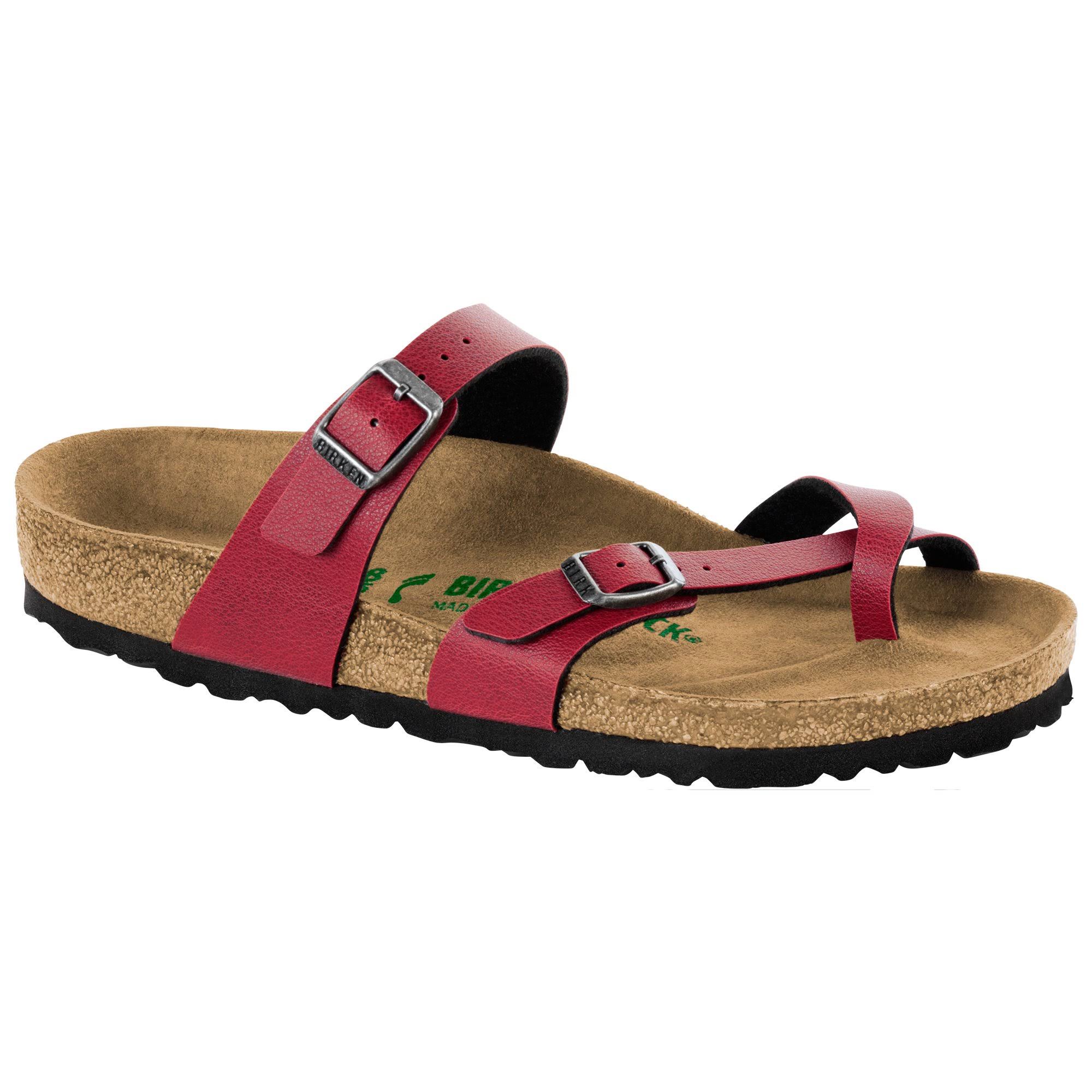 Birkenstock Women's Mayari Bordeaux Vegan Birko-Flor