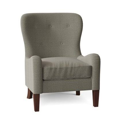Gilliam 32x22 Wide Tufted Down Cushion Armchair Body Fabric: Turbo Ash