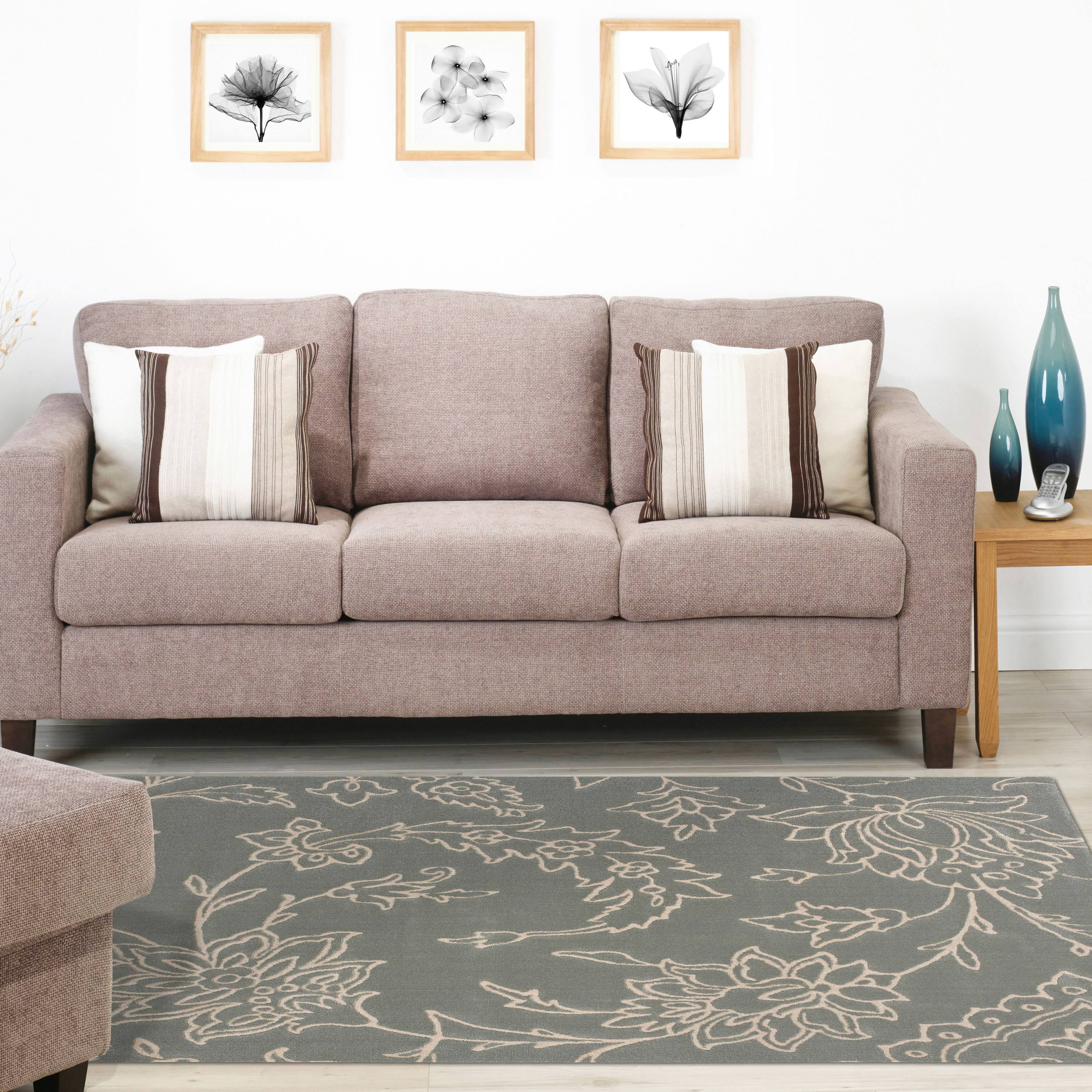 BALTA Rugs Berlin Gray Area Rug, Blue