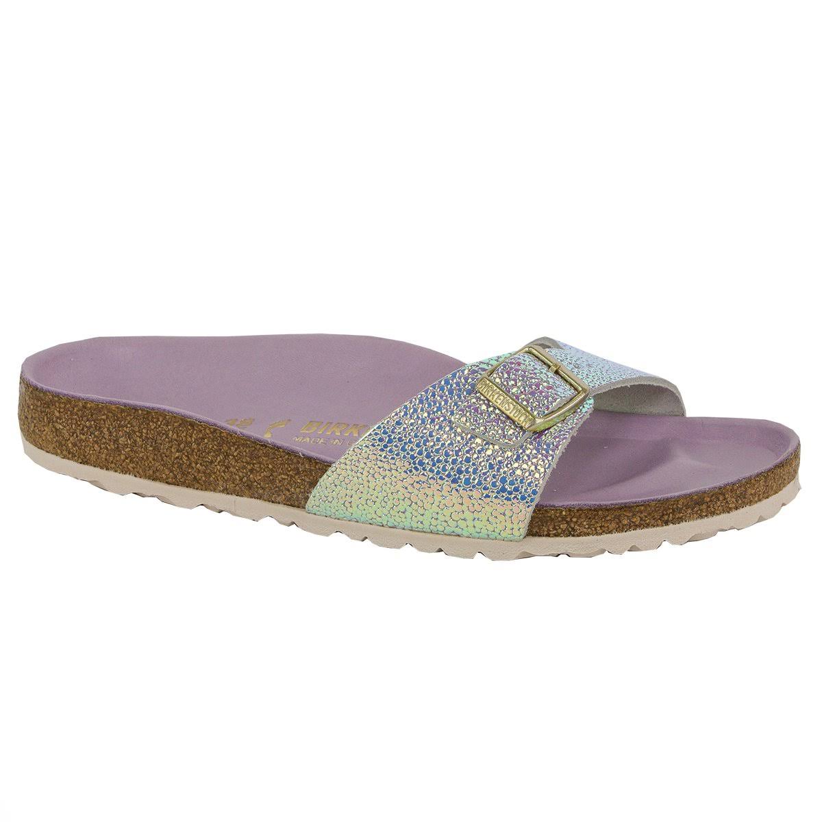 Birkenstock Madrid Narrow Sandal - Women's Silver, 38.0