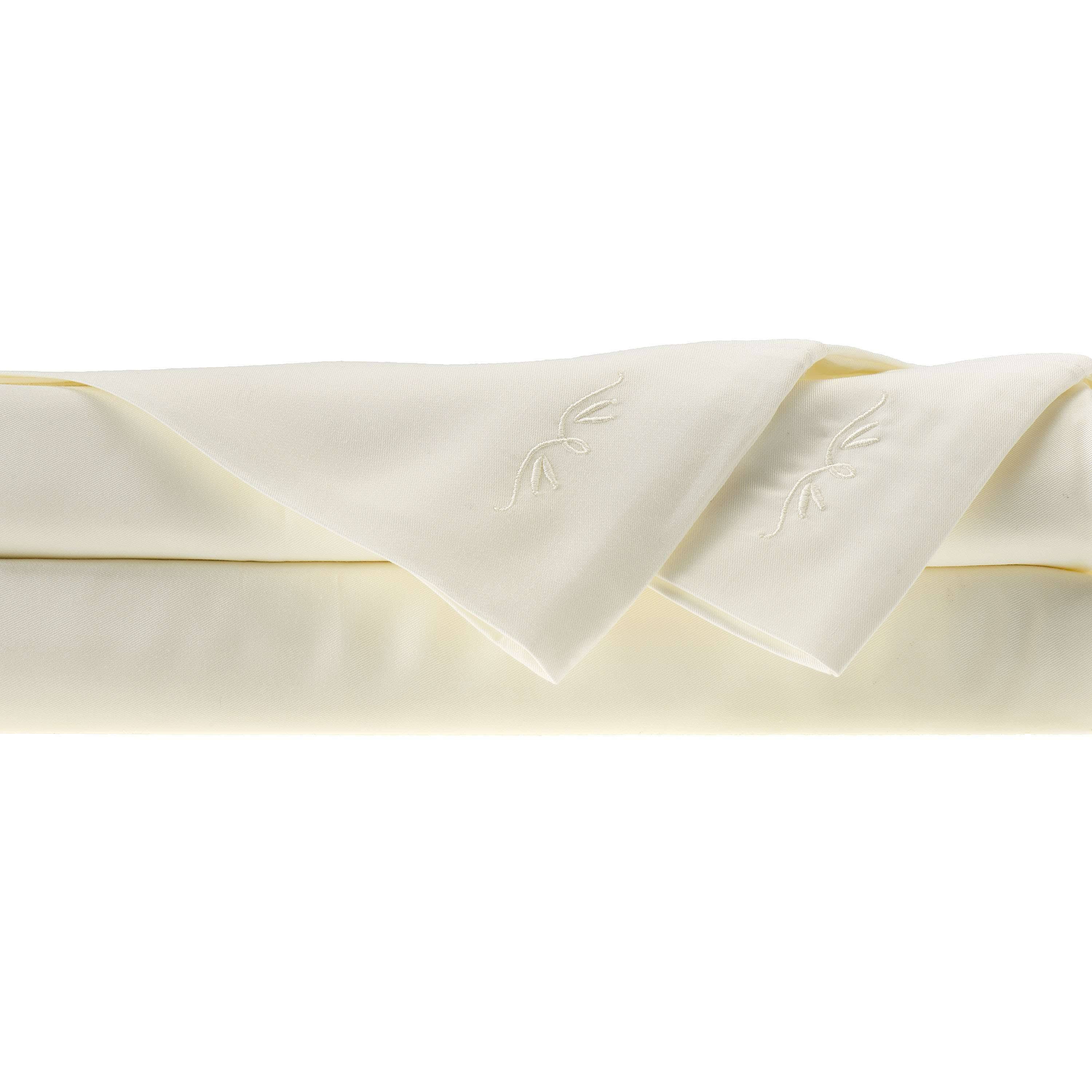 BedVoyage Twin XL Sheet Set in Ivory- Rayon from Bamboo