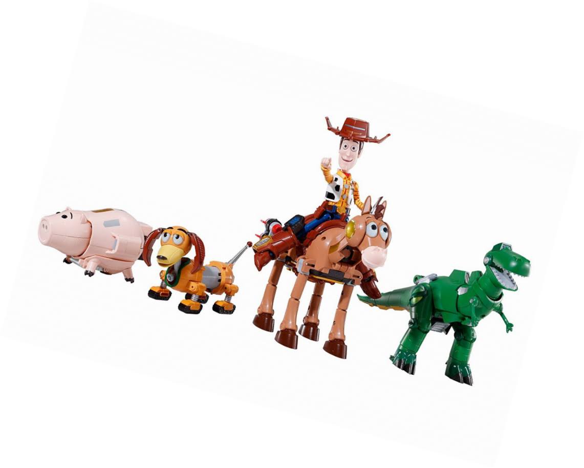 Toy Story Combination Action Figure - Woody Robo Sheriff Star Chogokin