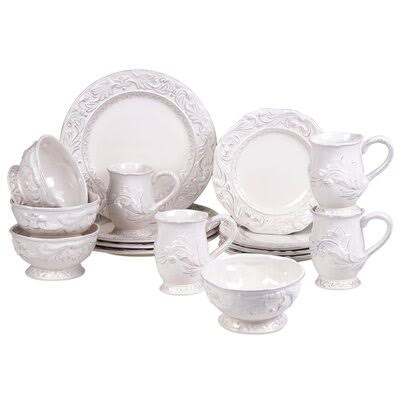 Abshire 16 Piece Dinnerware Set, Service for 4