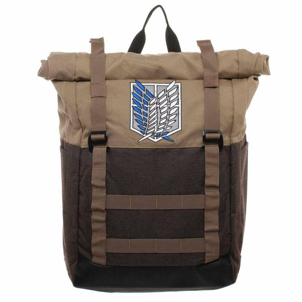 Attack on Titan Roll -Top Laptop Backpack