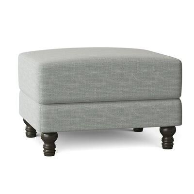 Birch Lane Montgomery 31x22 Rectangle Standard Ottoman Body Fabric: Conversation Capri