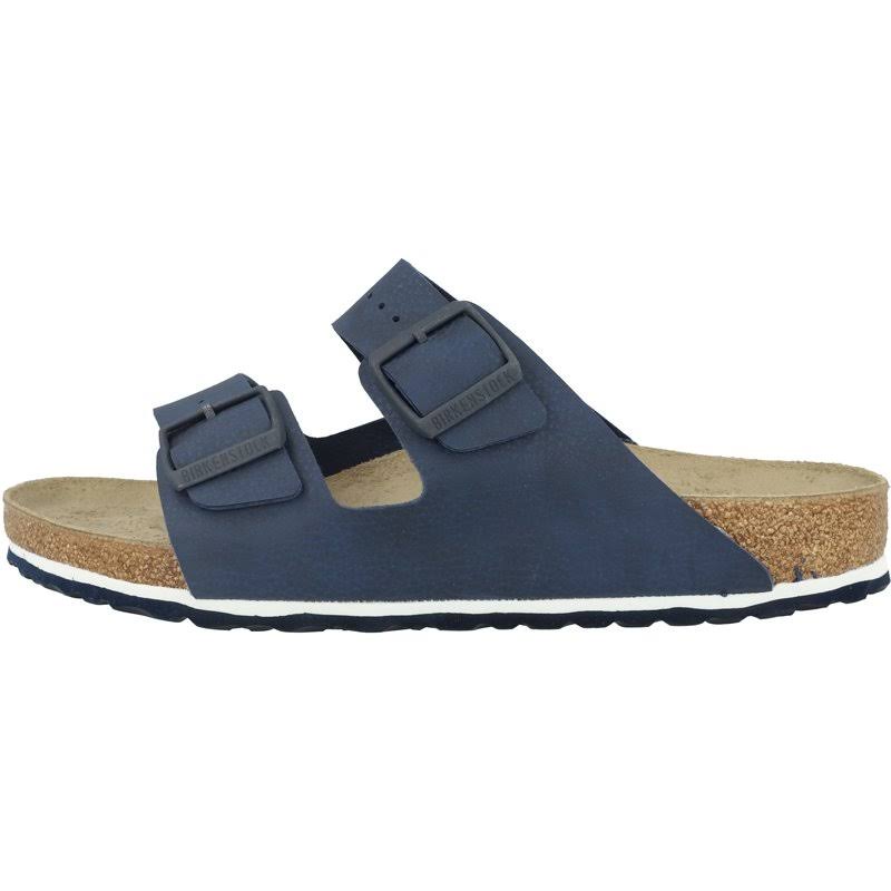 Birkenstock Arizona Birko Flor Regular Sandals - Desert Soil Blue