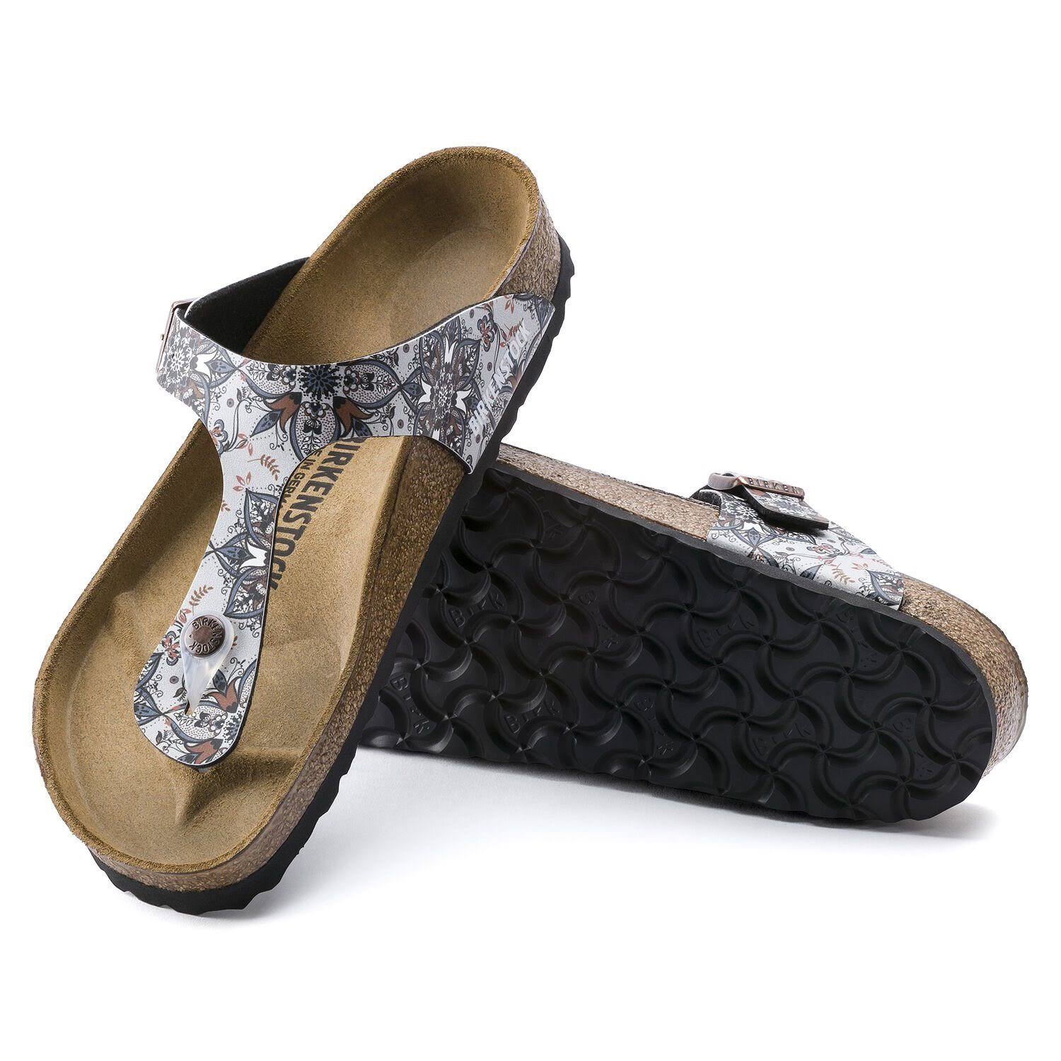Birkenstock Gizeh Birko-Flor Boho Flowers Navy 40 / Regular