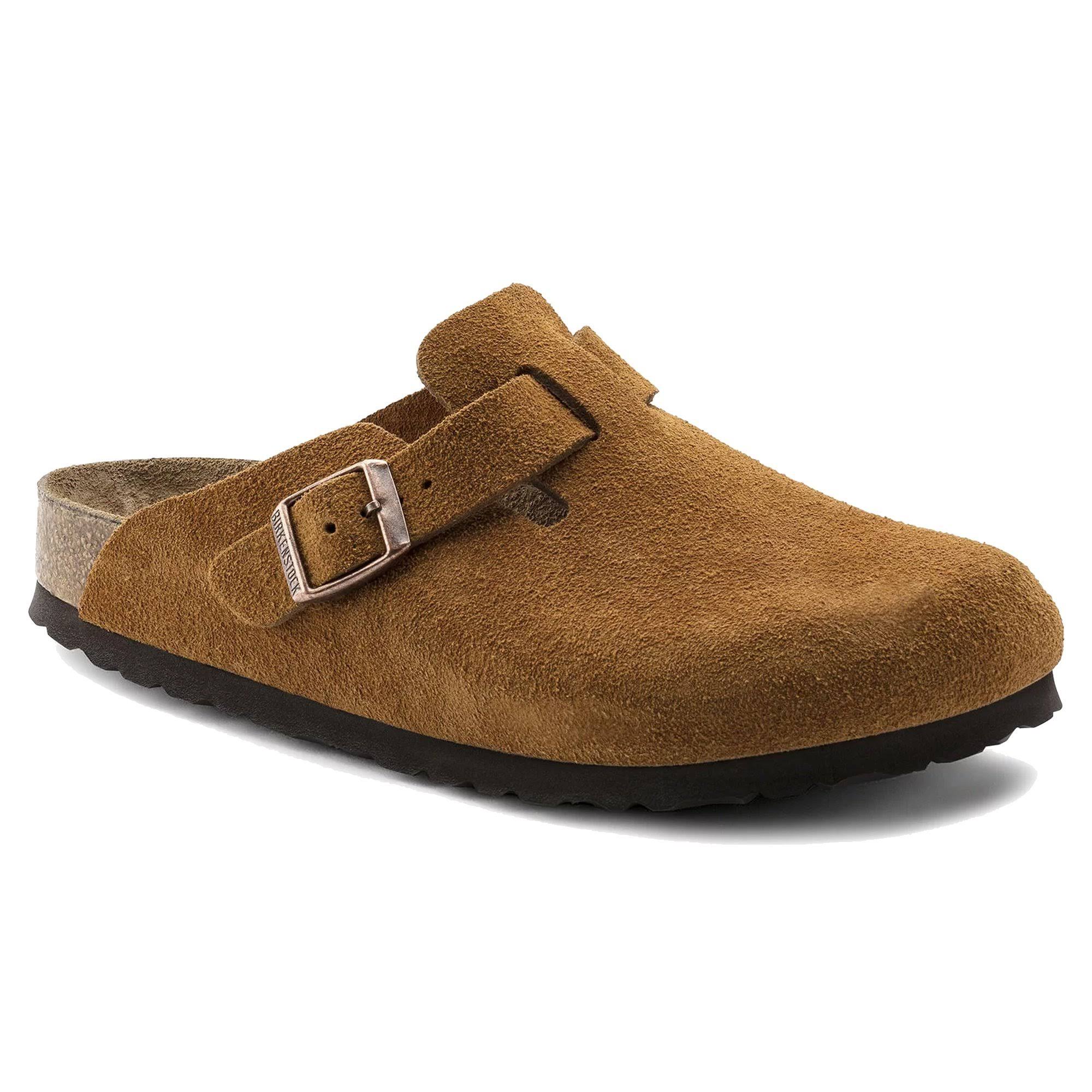 Birkenstock Boston Soft Footbed (46 Mink Suede)