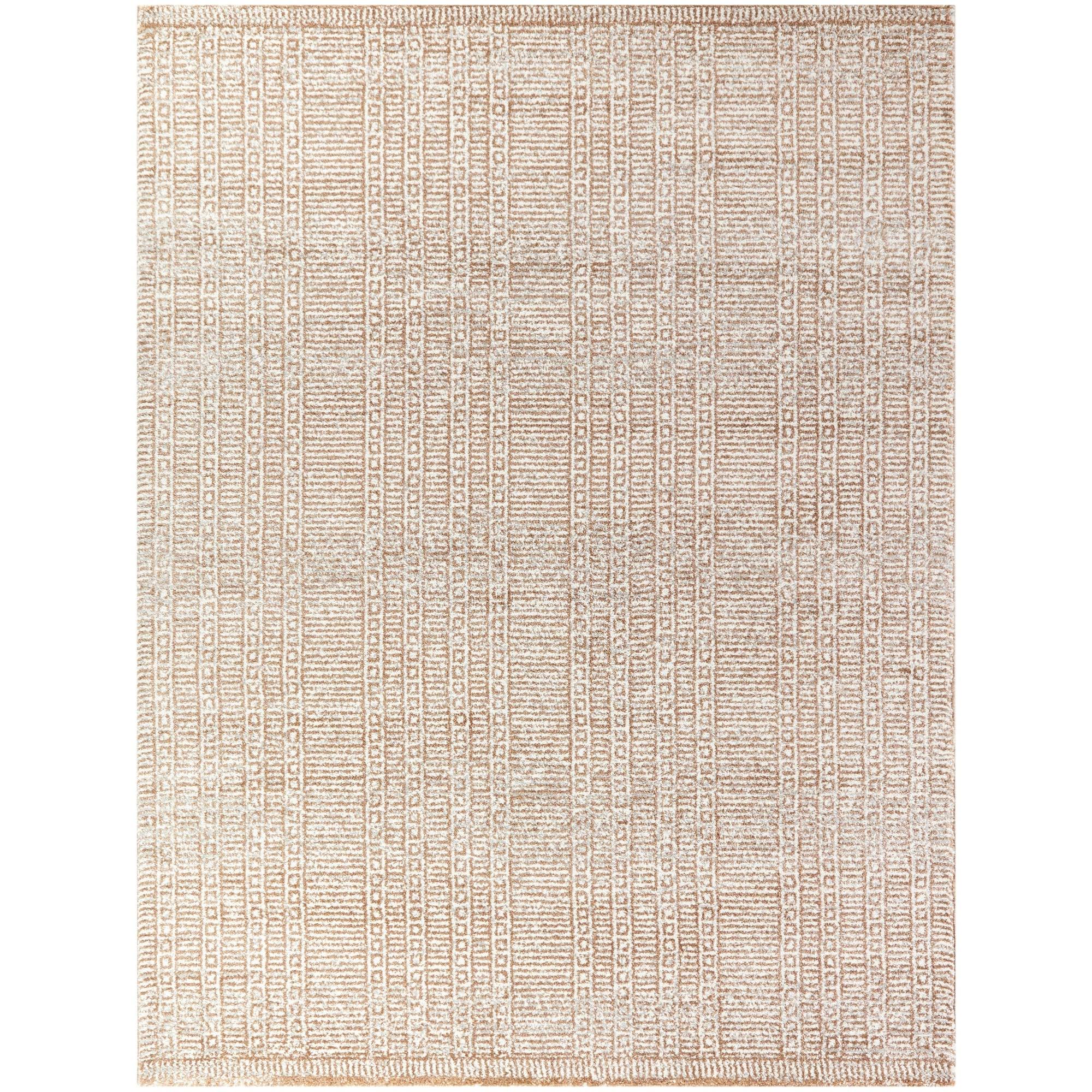 Karsyn Modern Geometric Area Rug - Rust - 5&3x22 x 7&