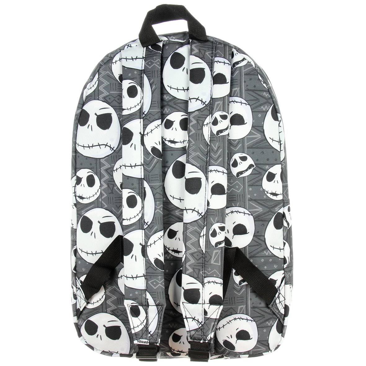 Nightmare Before Christmas Backpack Jack Skellington Head Print