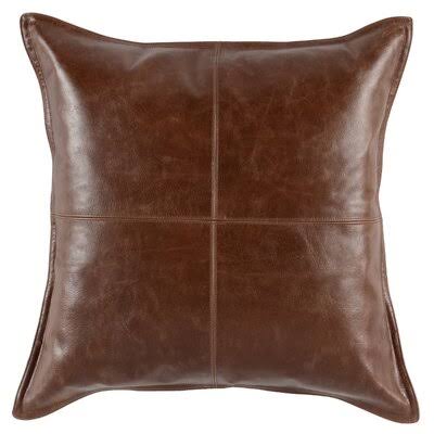 Mccusker Pillow Cover & Insert Birch LANE? Color: Brown, Size: 22x22H x 22x22W