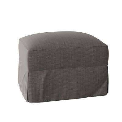 Birch Lane Young 29x22 Rectangle Standard Ottoman Body Fabric: Zula Charcoal