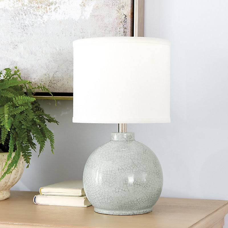 Ridge Mini Accent Lamp Celadon Crackle - Ballard Designs