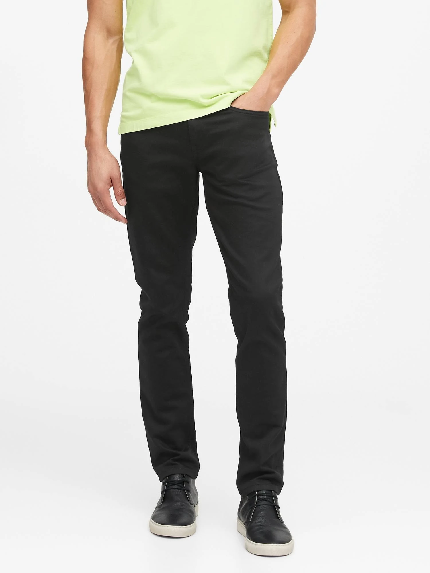 Banana Republic Men's Skinny Traveler Pant Black Size 31W 34L
