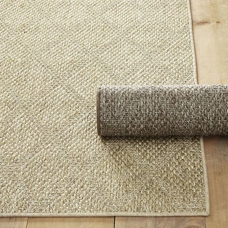 Trellis Sisal Rug Natural 4& x 6& - Ballard Designs