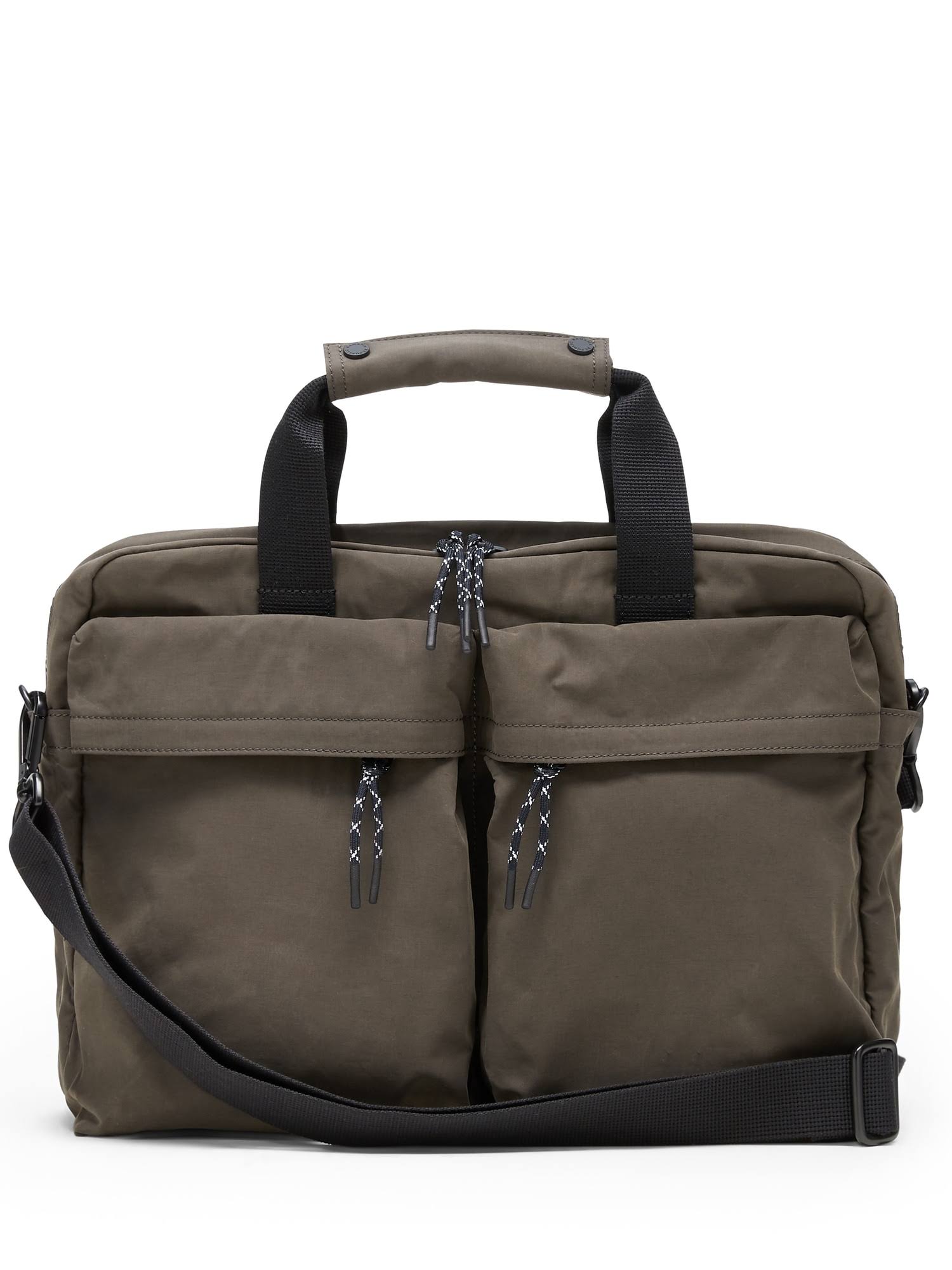 Banana Republic Men's Water-Resistant Briefcase Olive Green Size One Size