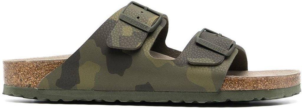 Birkenstock - Arizona Birko Flor Sandals - Man - Size 43 - Beige