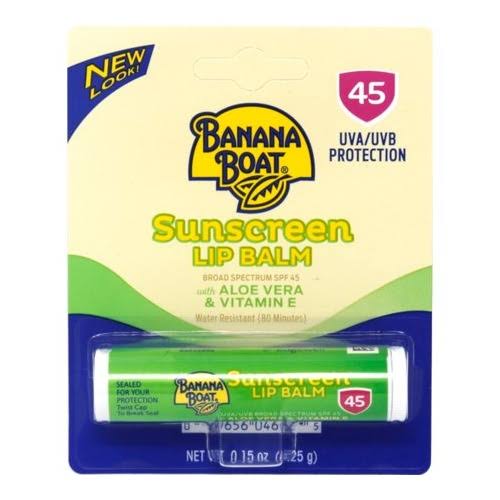 Banana Boat Lip Balm 45 .15Oz (24 Pack)