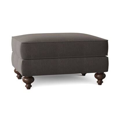 Birch Lane Durham 37x22 Rectangle Standard Ottoman Body Fabric: Tibby Pewter