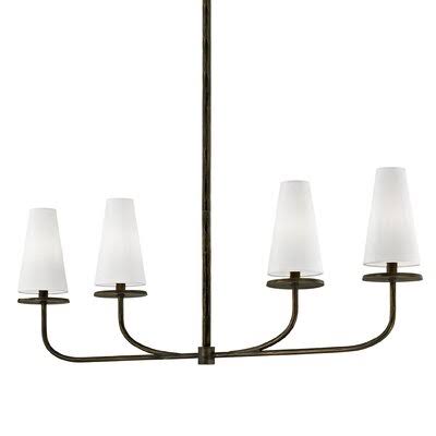 Beyer 4-Light Kitchen Island Cone Pendant Fixture Finish: Pompeii Bronze