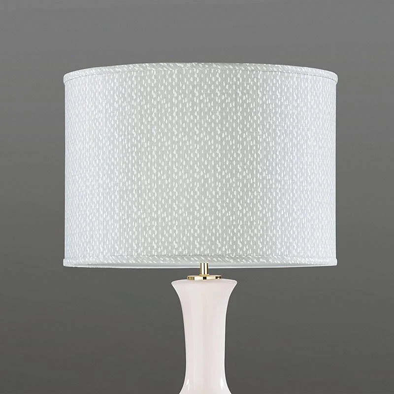 Limited Edition Riverbed Drum Lamp Shade French Gray 18x22 - Ballard Designs